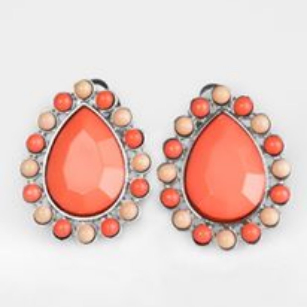 So Spring Season - Orange Clip-On